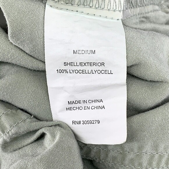 Thread & Supply Lyocell Cropped Wide Leg Pants Women Medium Beach Boho Lagenlook - Picture 10 of 12